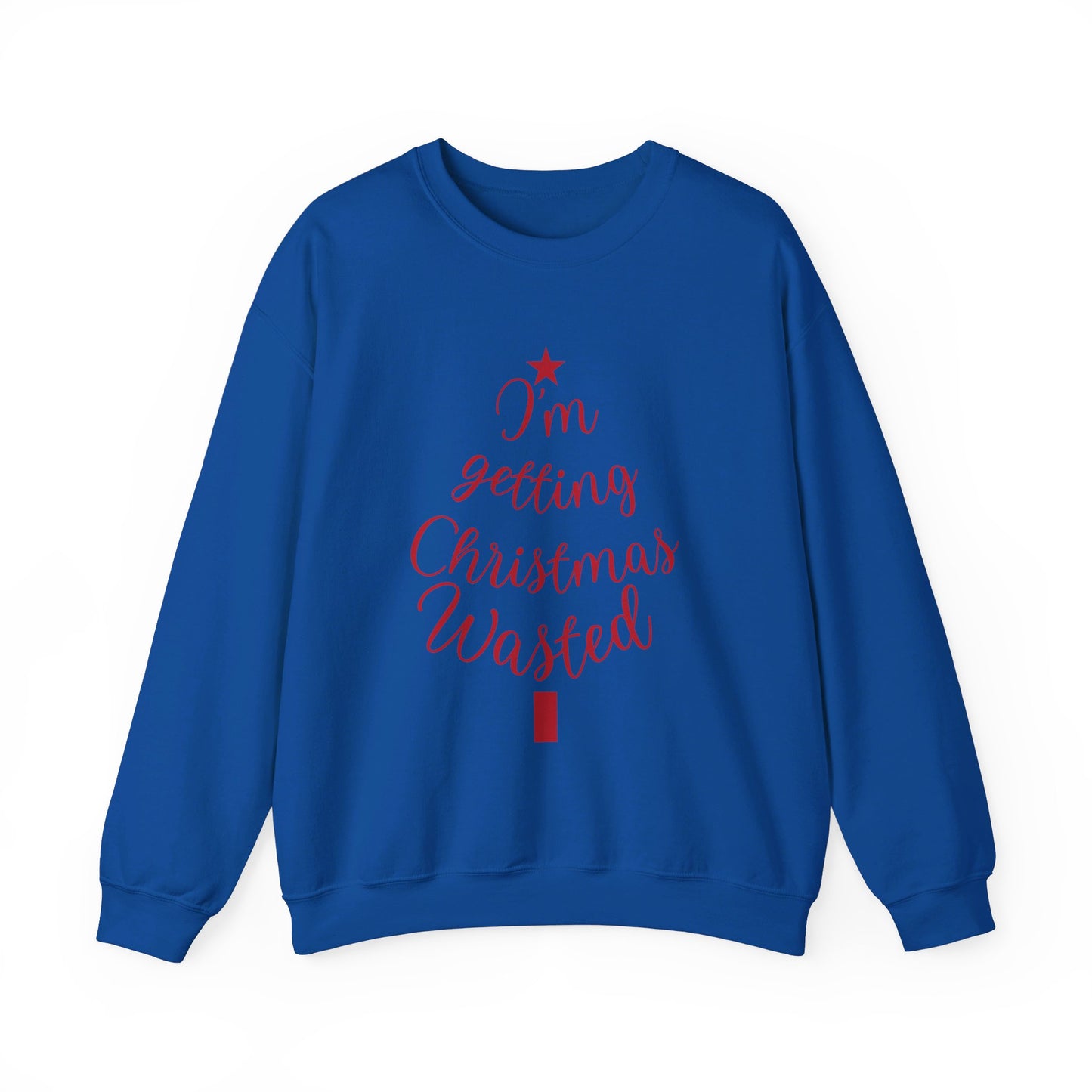 Christmas Wasted -Unisex Heavy Blend™ Crewneck Sweatshirt