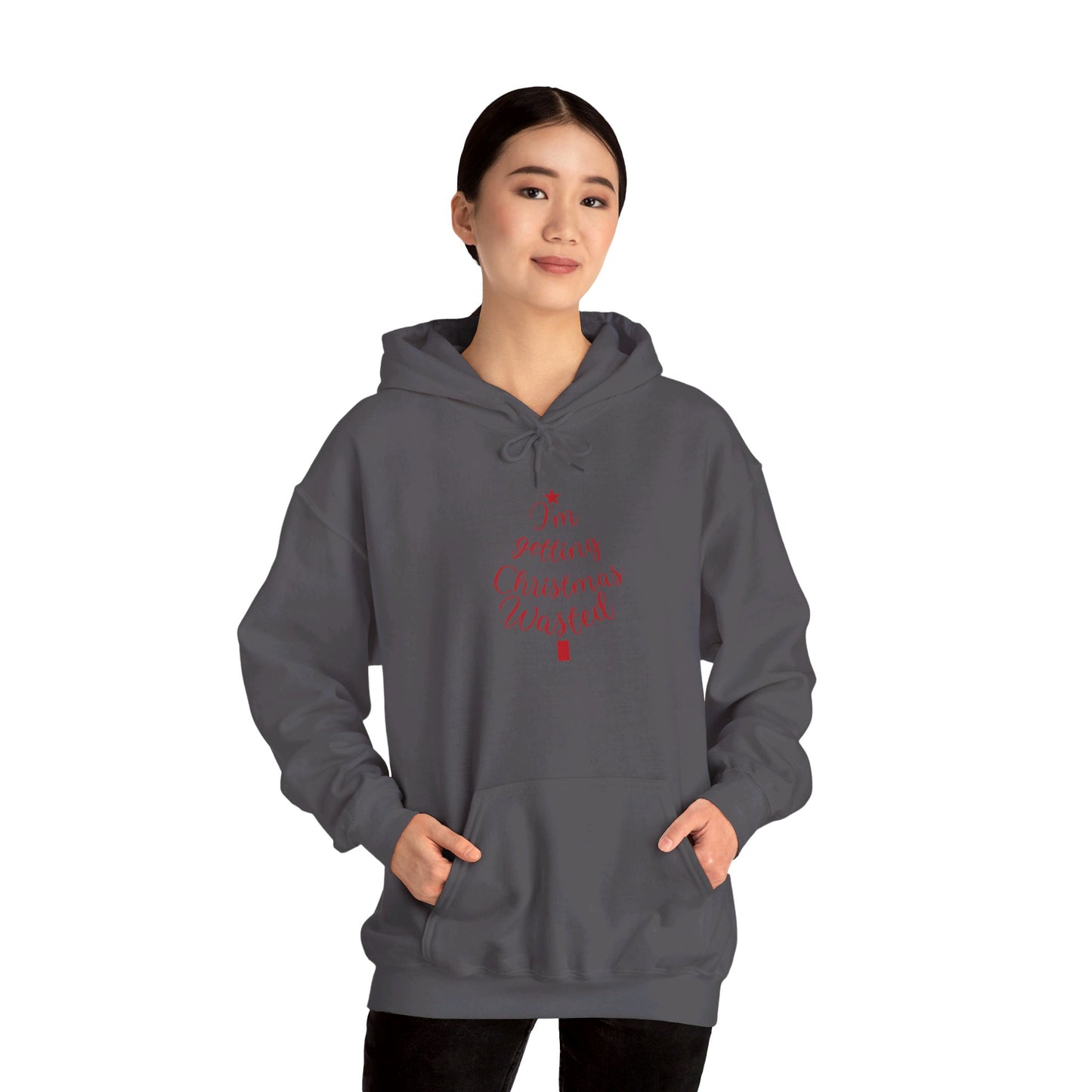 Christmas Wasted - Unisex Heavy Blend™ Hooded Sweatshirt