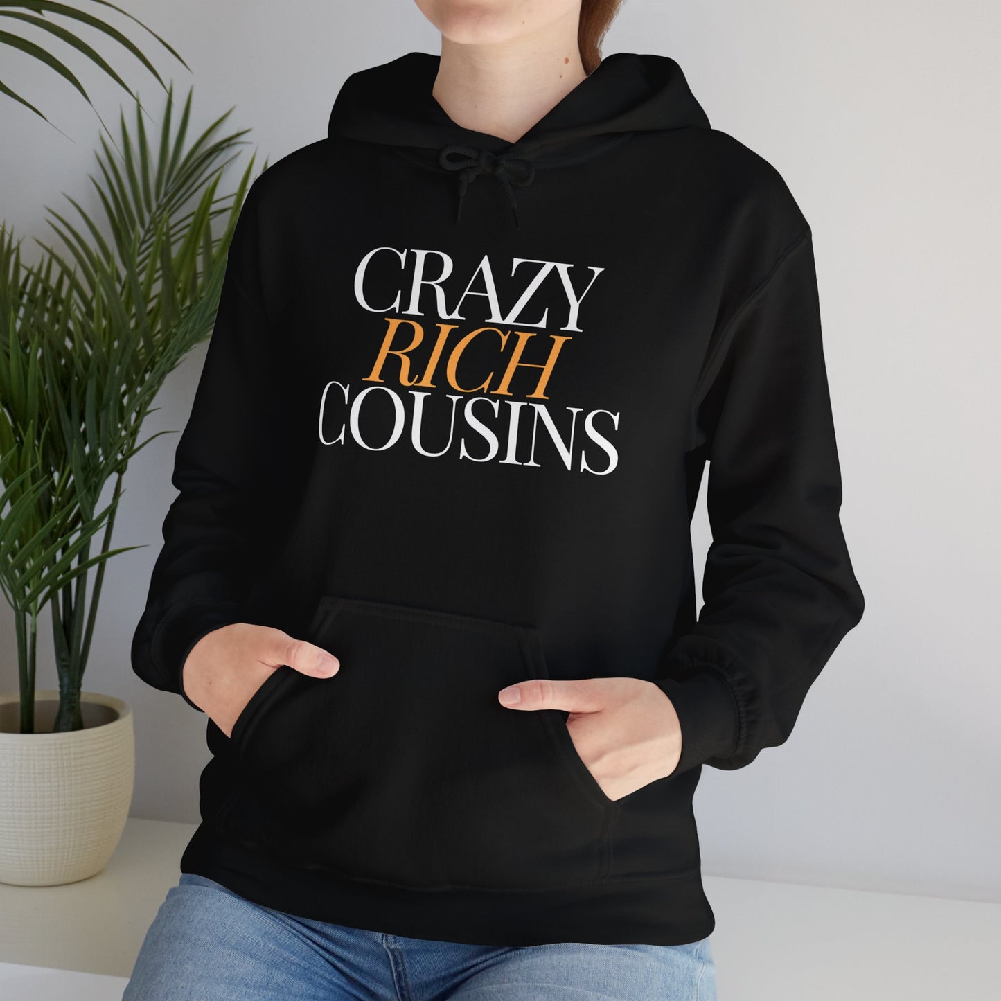 Crazy Rich Cousins Unisex Heavy Blend™ Hooded Sweatshirt