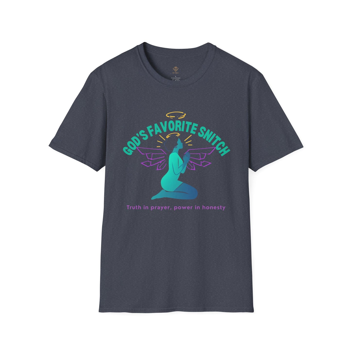 God's Favorite Snitch T-Shirt — Prayerful Faith Graphic Tee