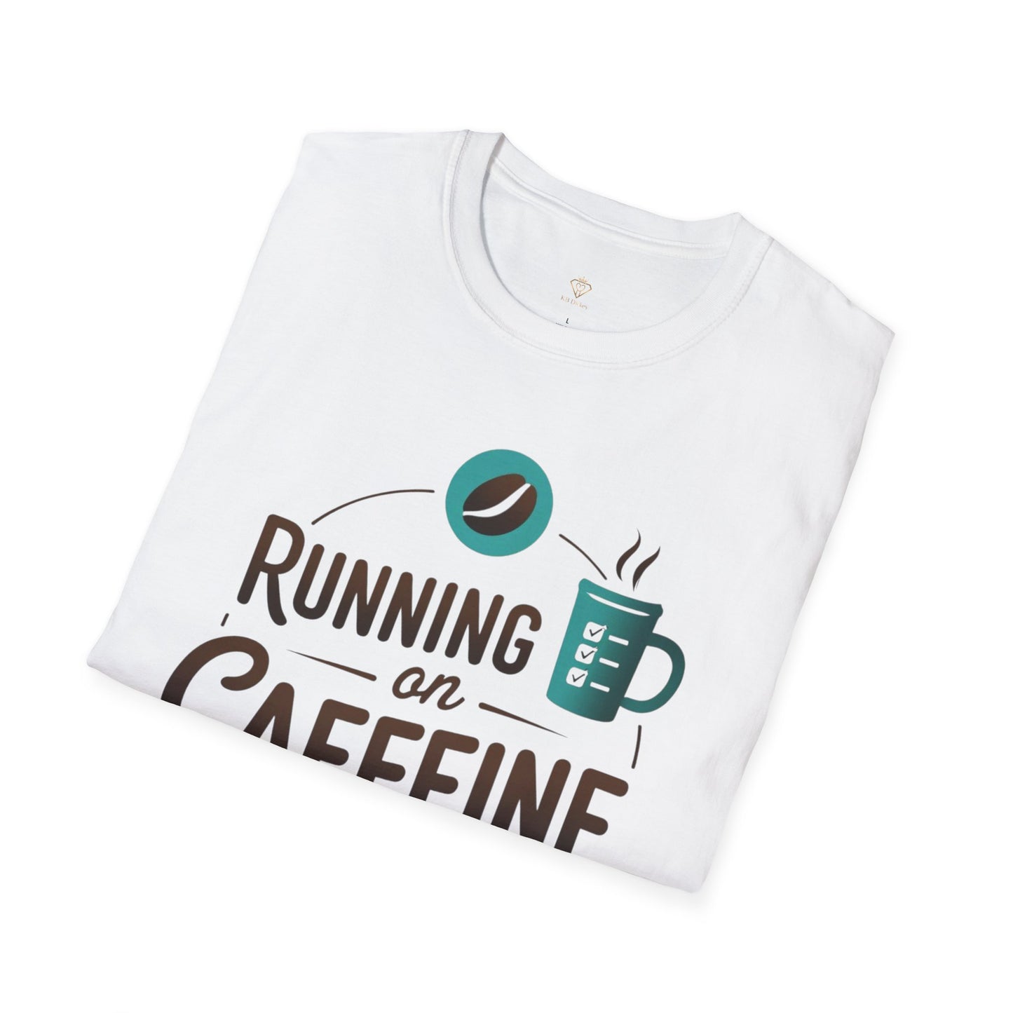 Running on Caffeine and Responsibilities T-Shirt — Funny Coffee Tee for Busy Adults