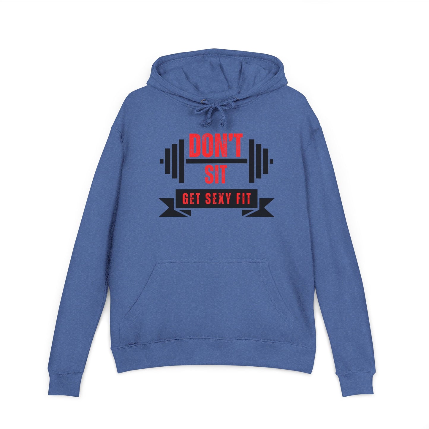 Motivational Fitness Hoodie, Workout Gear, Gym Apparel, Funny Sweatshirt, Activewear Gift, Stylish Unisex Clothing