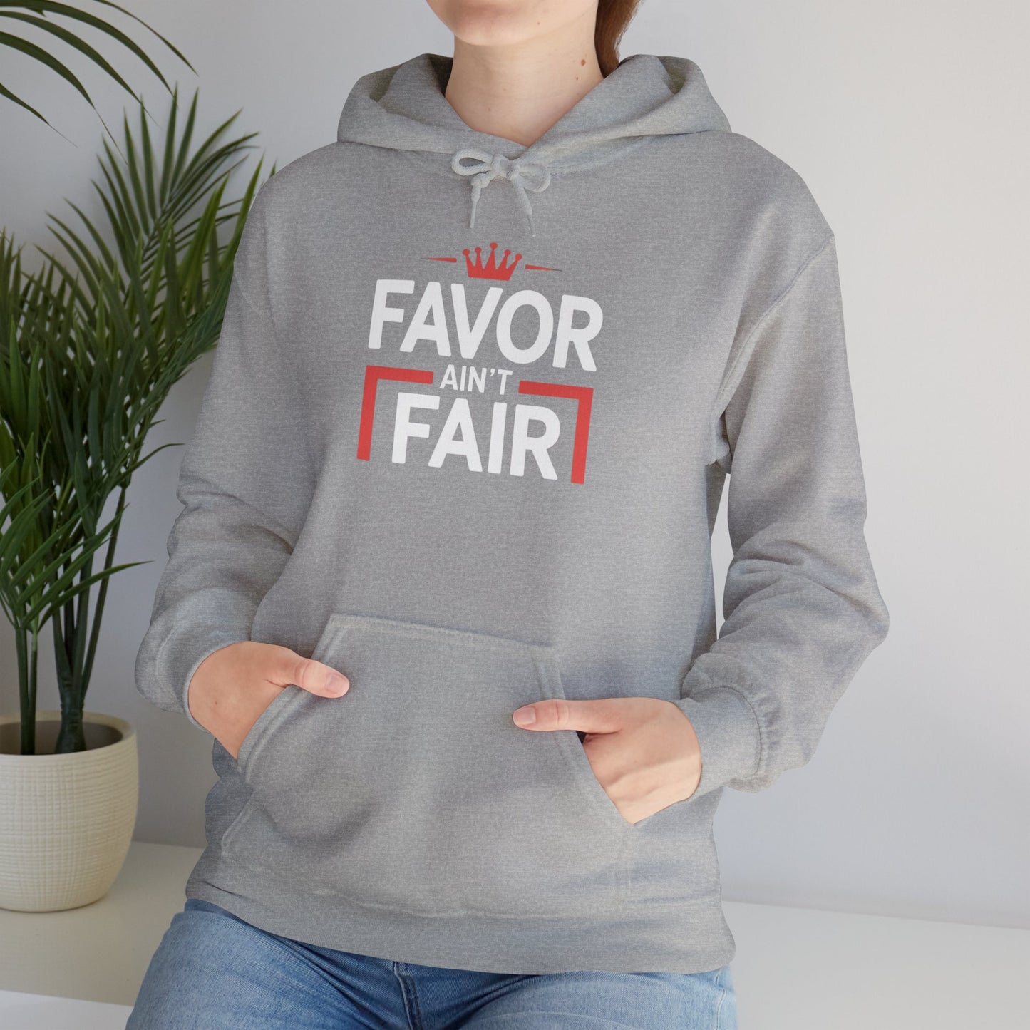 Favor Ain't Fair Hoodie – Bold Statement Graphic Pullover