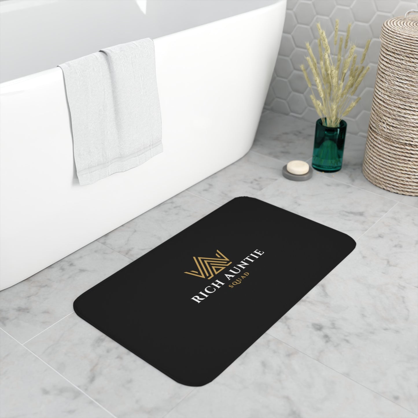 Rich Auntie Squad - Memory Foam Bath Mat