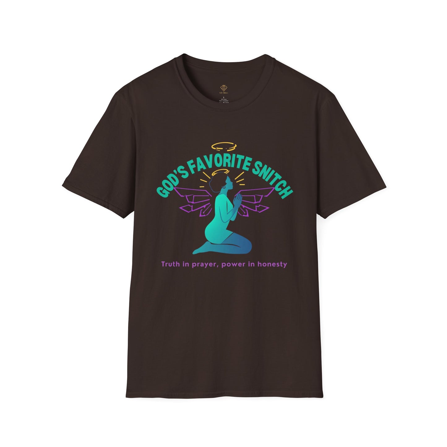 God's Favorite Snitch T-Shirt — Prayerful Faith Graphic Tee