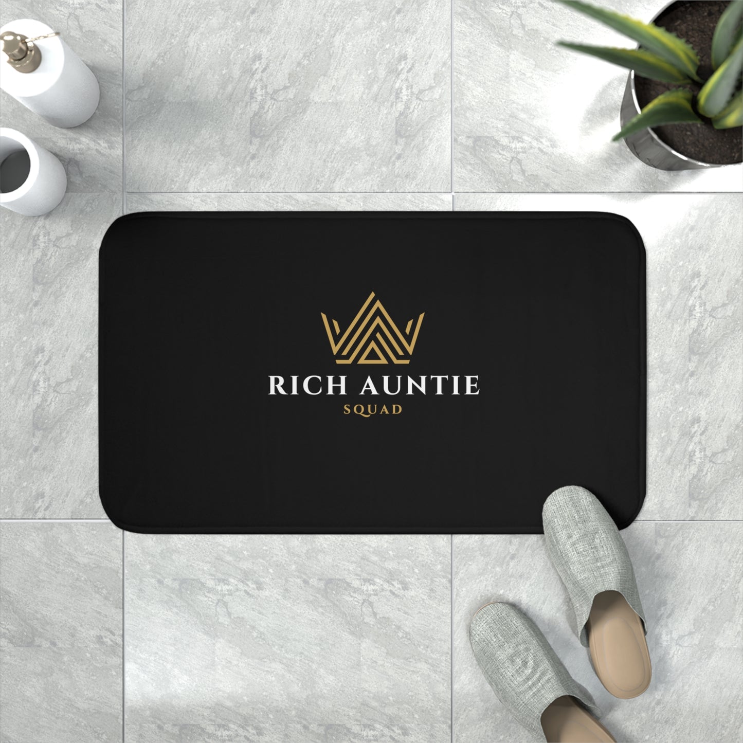 Rich Auntie Squad - Memory Foam Bath Mat