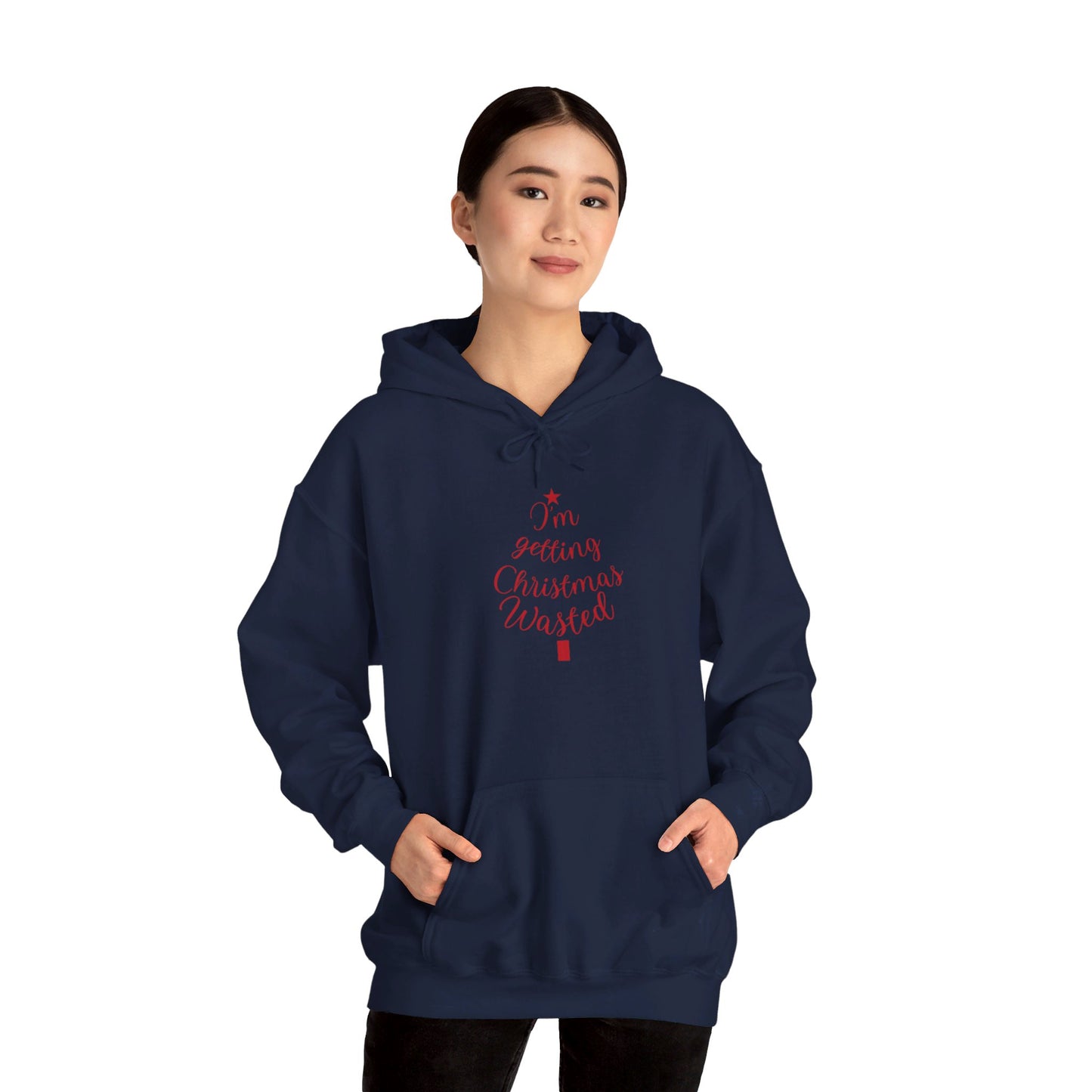 Christmas Wasted - Unisex Heavy Blend™ Hooded Sweatshirt