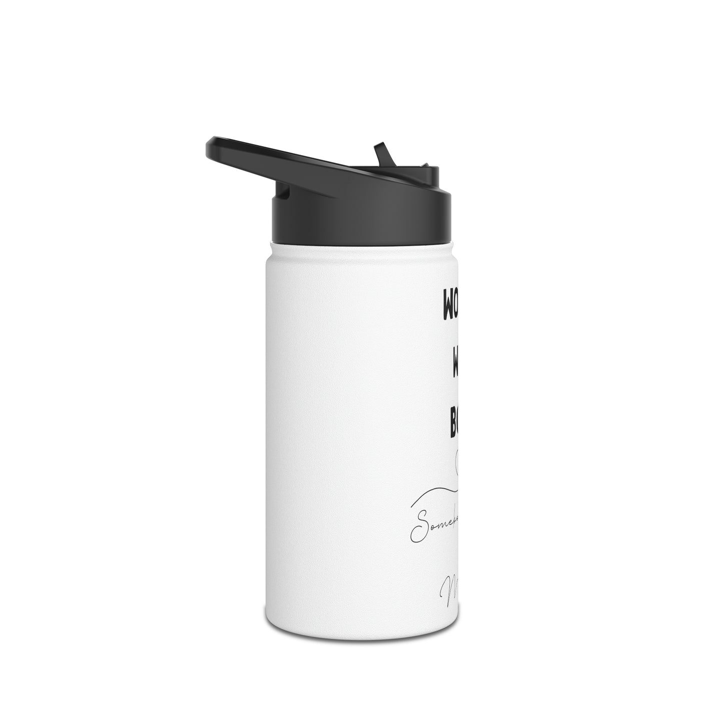 Somebody's Fine Mama - Stainless Steel Water Bottle, Standard Lid