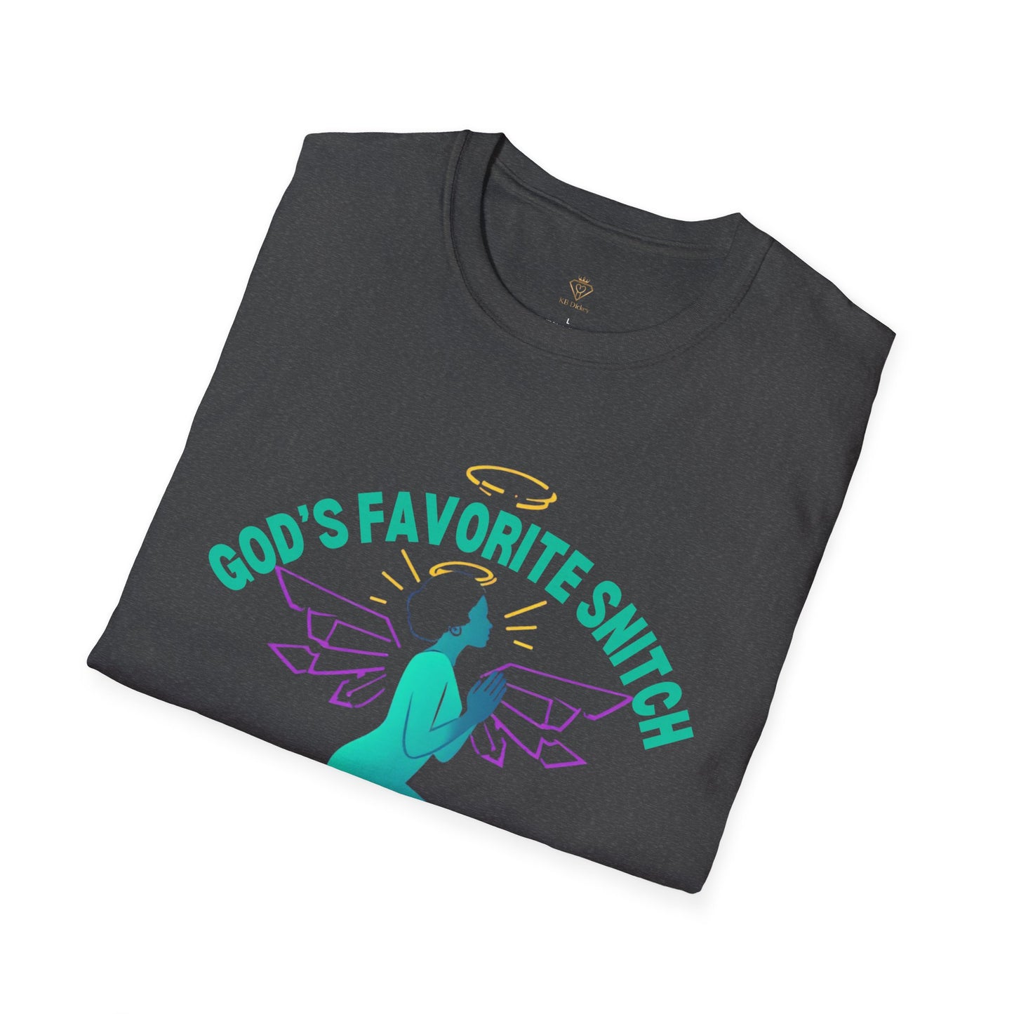 God's Favorite Snitch T-Shirt — Prayerful Faith Graphic Tee