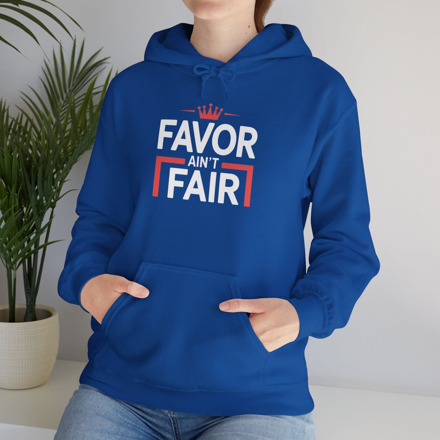 Favor Ain't Fair Hoodie – Bold Statement Graphic Pullover
