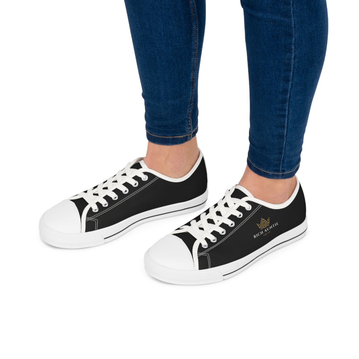 Rich Auntie Squad : Women's Low Top Sneakers