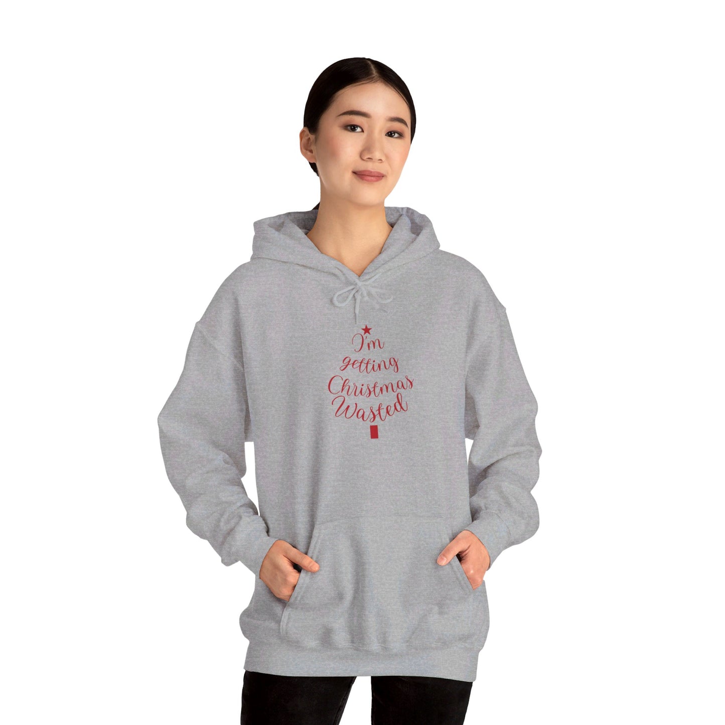 Christmas Wasted - Unisex Heavy Blend™ Hooded Sweatshirt