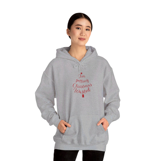 Christmas Wasted - Unisex Heavy Blend™ Hooded Sweatshirt