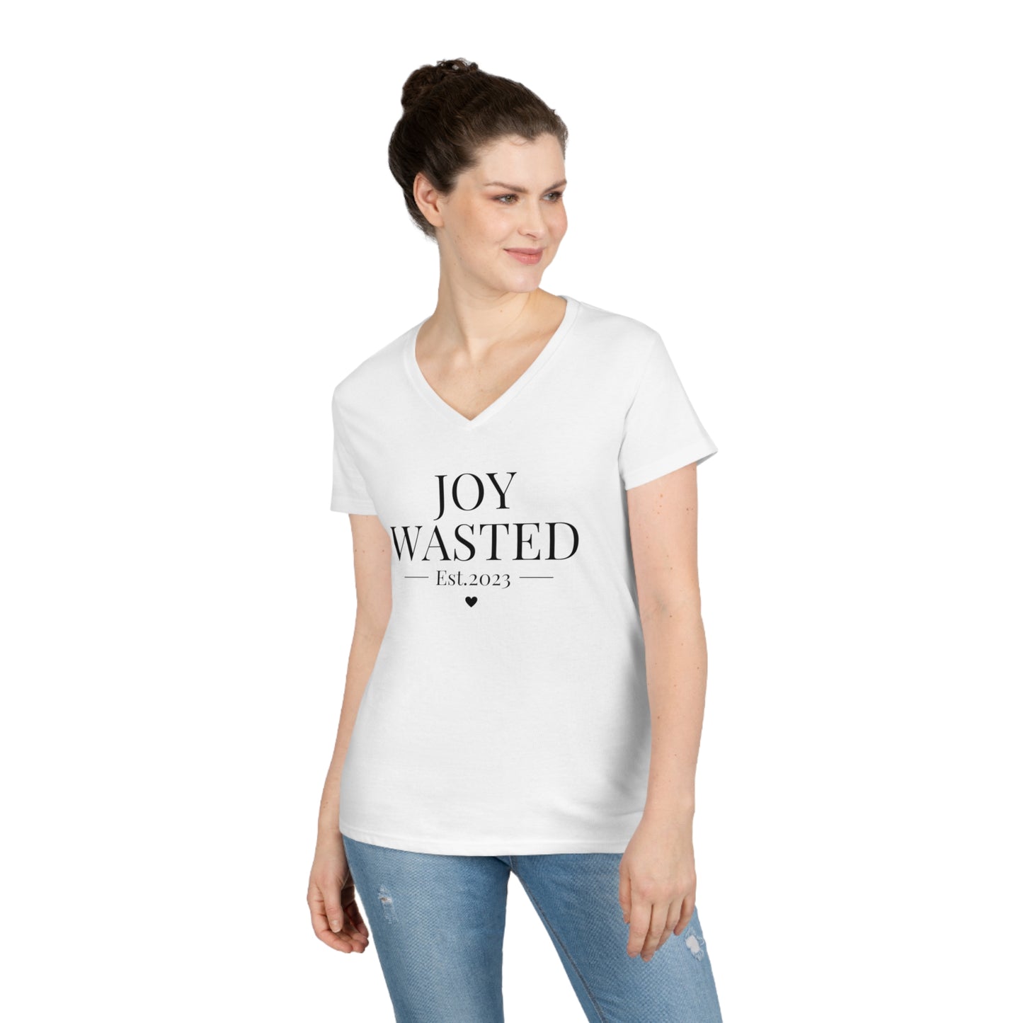 Ladies' Joy Wasted V-Neck T-Shirt