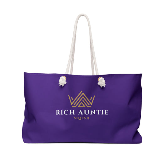 Rich Auntie Squad Signature Brand- Weekender Bag