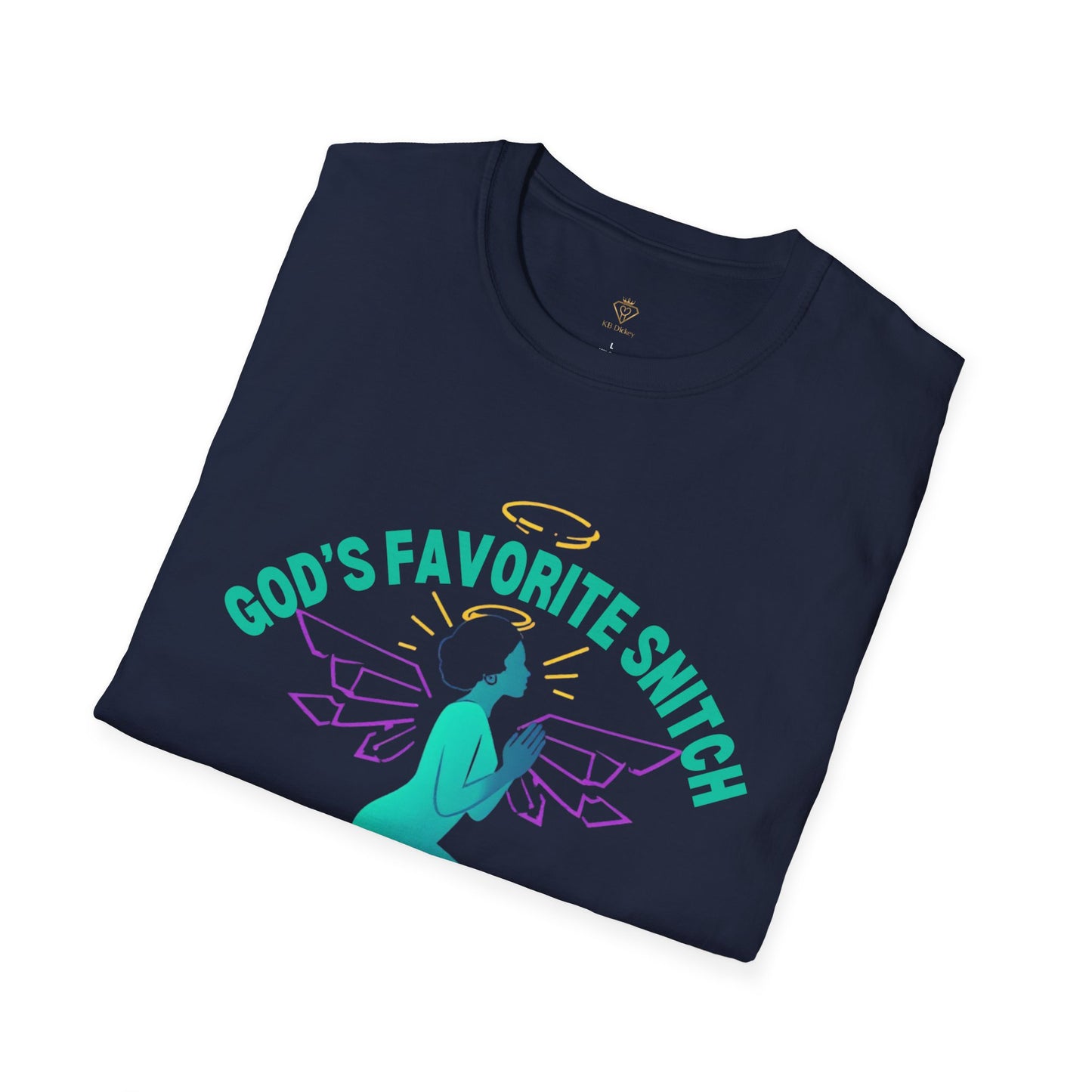 God's Favorite Snitch T-Shirt — Prayerful Faith Graphic Tee