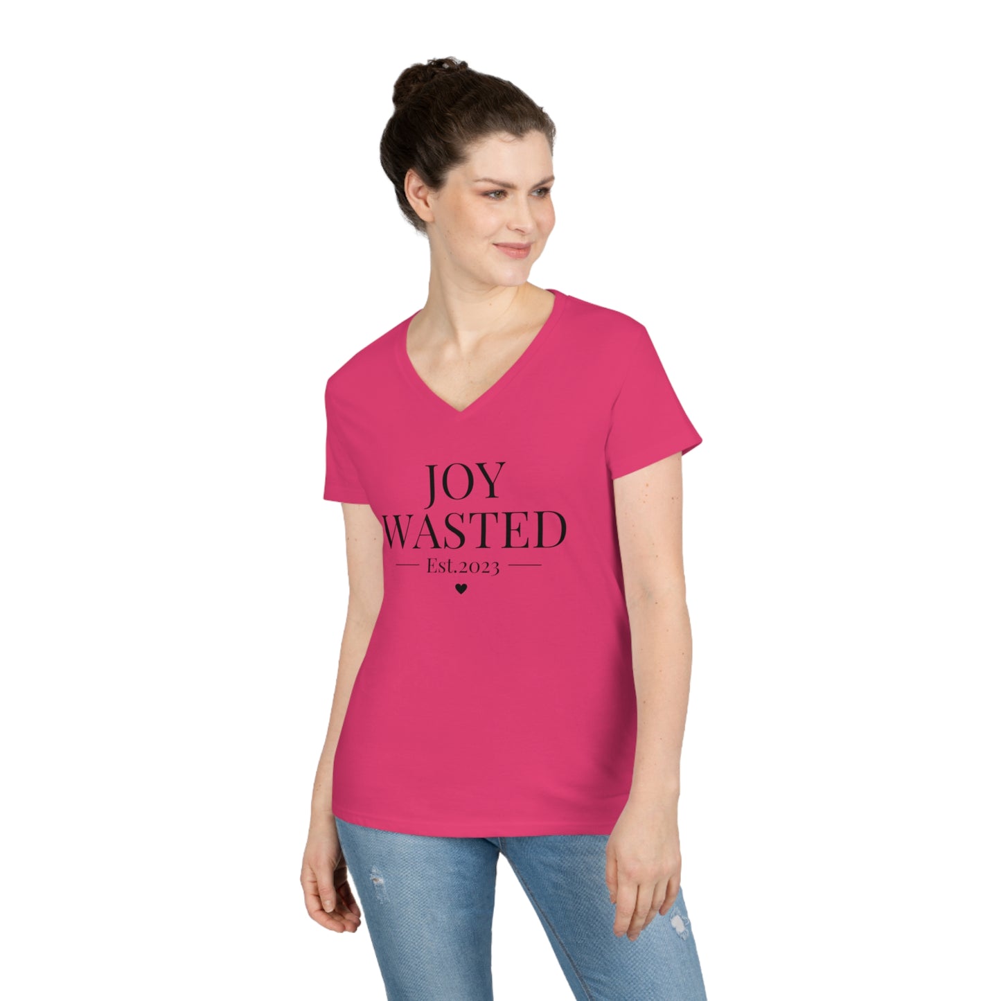 Ladies' Joy Wasted V-Neck T-Shirt