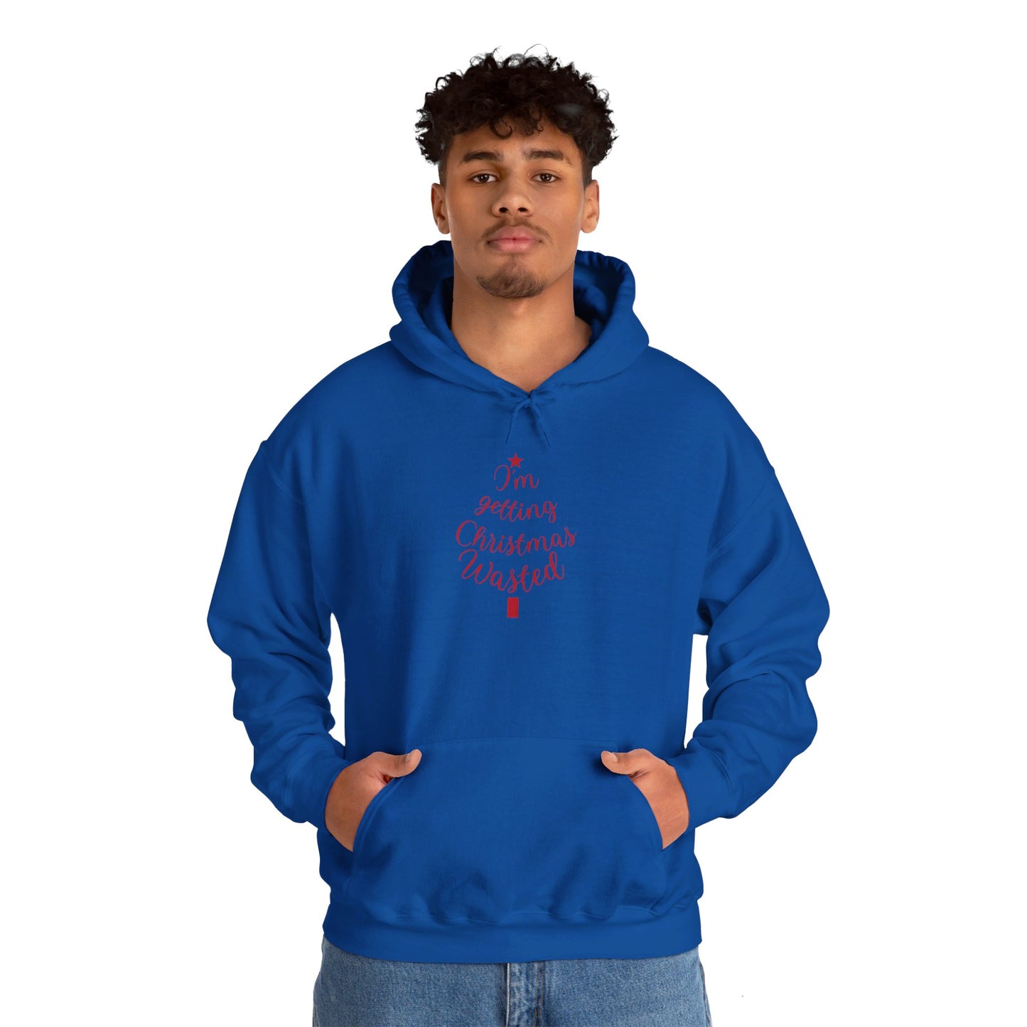 Christmas Wasted - Unisex Heavy Blend™ Hooded Sweatshirt