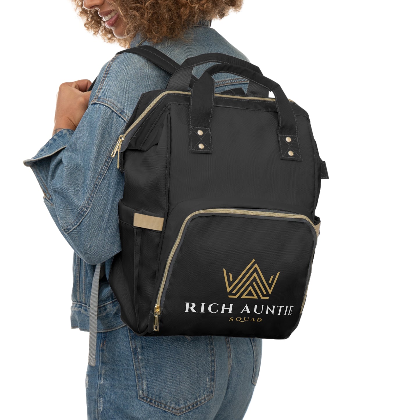 Rich Auntie Squad Multifunctional Diaper Backpack