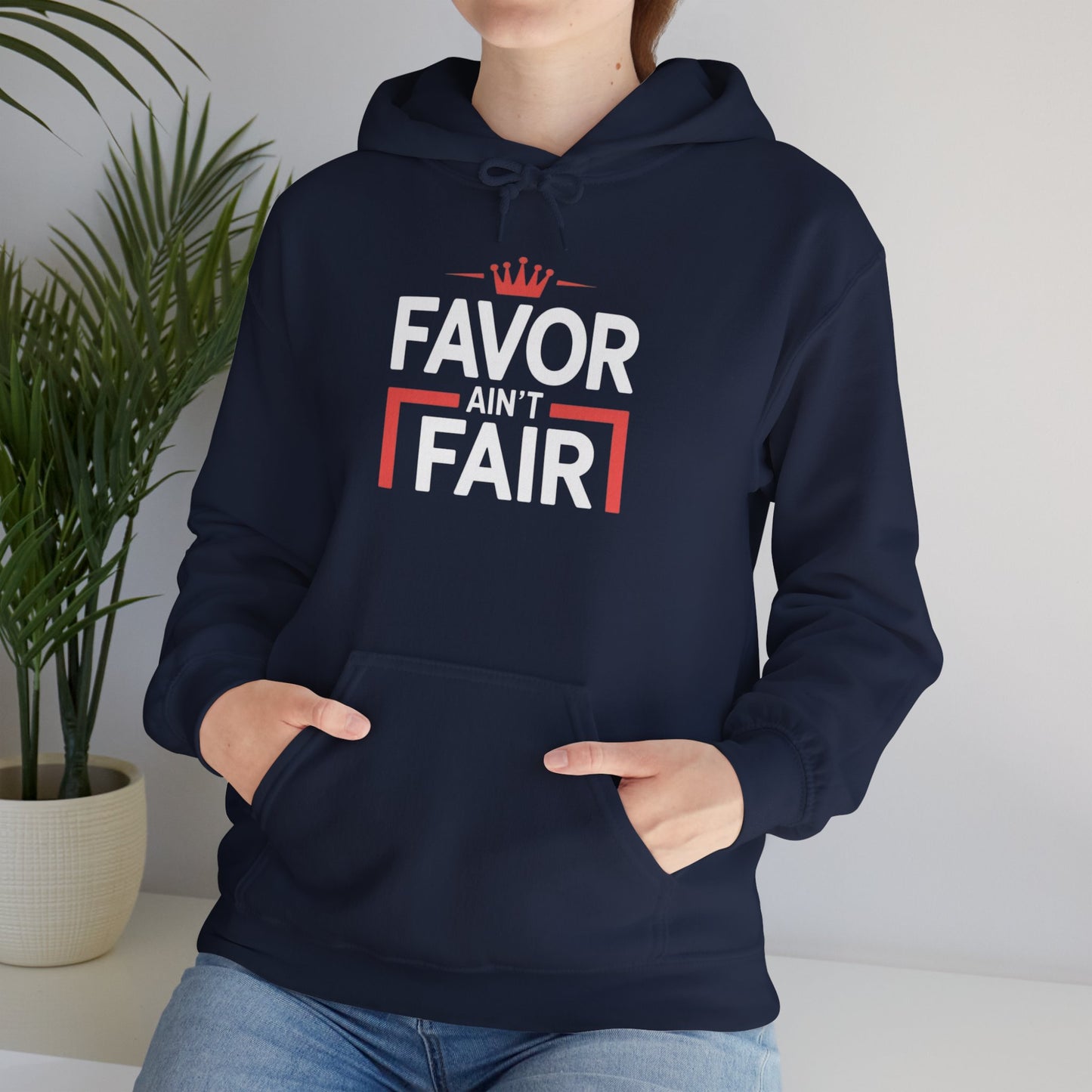 Favor Ain't Fair Hoodie – Bold Statement Graphic Pullover