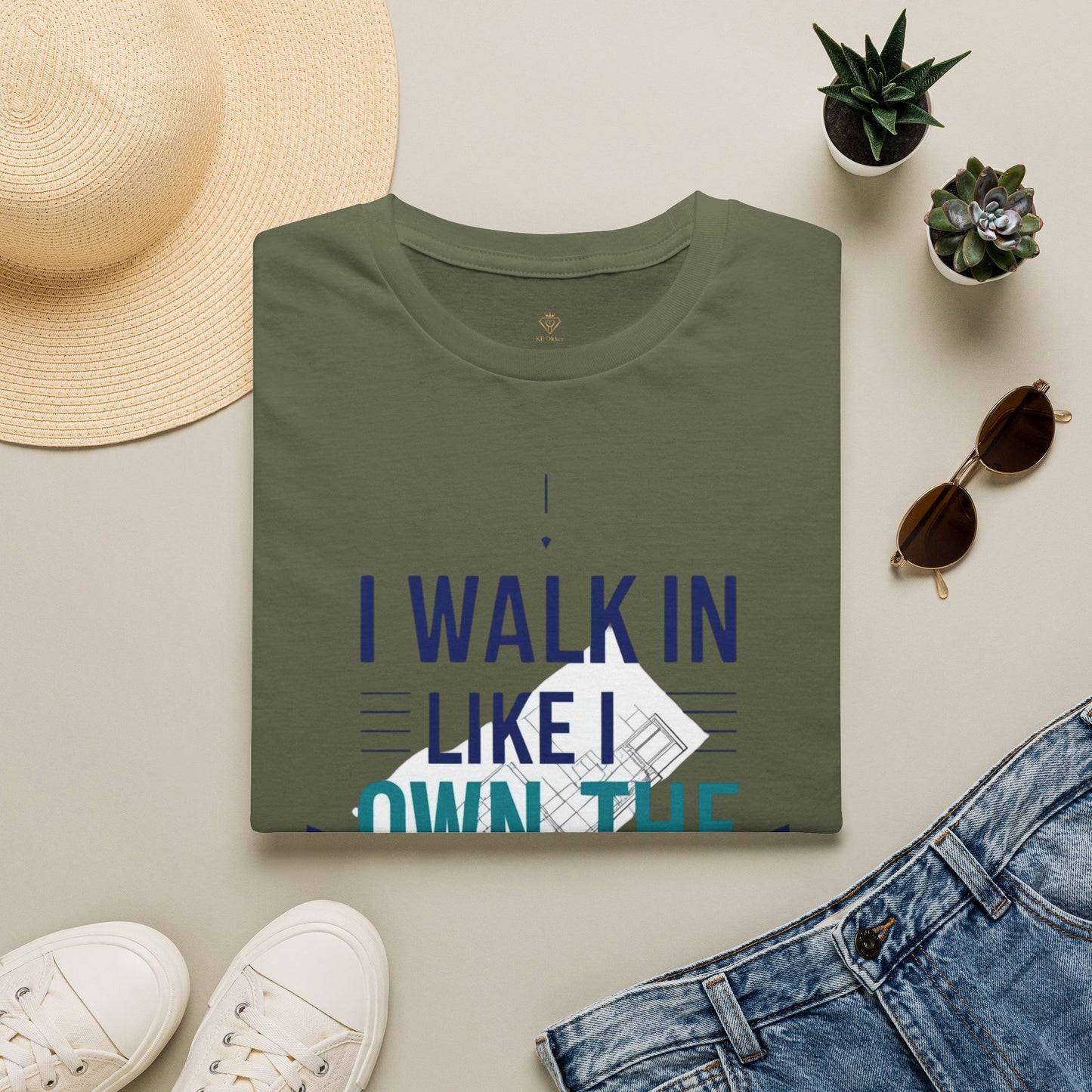 I Walk In Like I Own The Place T-Shirt — Confident Statement Tee