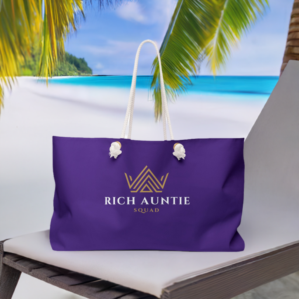 Rich Auntie Squad Signature Brand- Weekender Bag