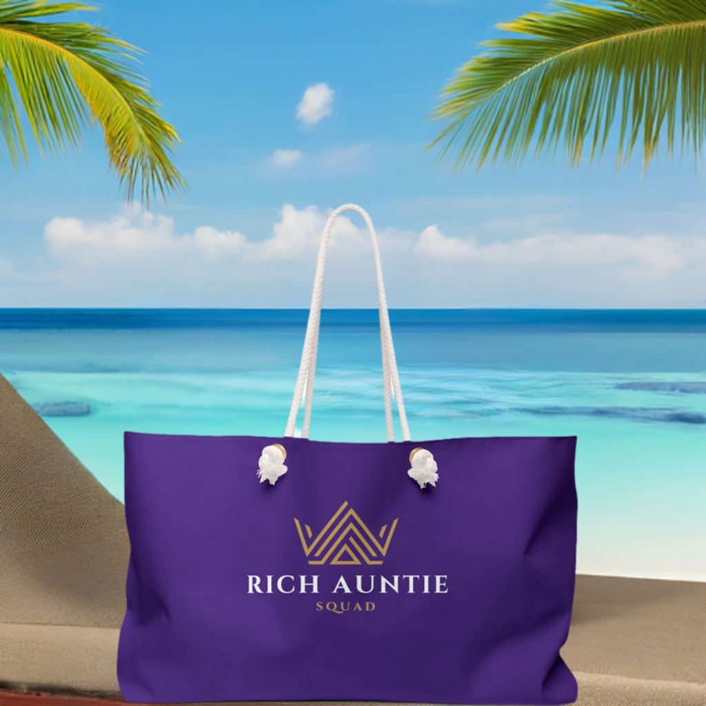 Rich Auntie Squad Signature Brand- Weekender Bag