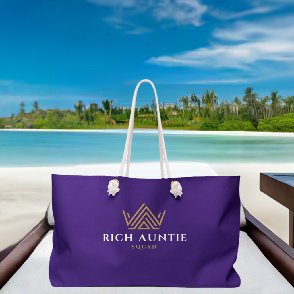 Rich Auntie Squad Signature Brand- Weekender Bag